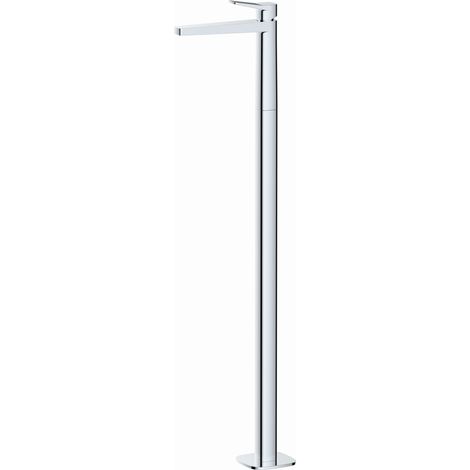 RAK Petit Square Chrome Floorstanding Basin Mixer Tap - RAKPES3030C (1/2)