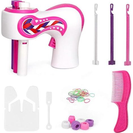 Kit de tressage de cheveux - Tresseur électrique, kit de tressage automatique Appareil de coiffure professionnel, outil de tressage, matériel de tressage (1/5)