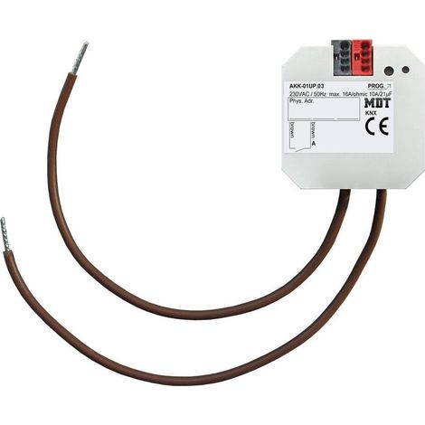 MDT technologies Schaltaktor 1-fach UP 16A, 230VAC, Kompakt AKK-01UP.03 (1/5)