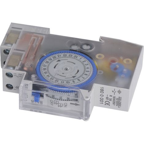 Minuteur mécanique, interrupteur de contrôle de temps, contrôleur de temporisation 220-240 V pour usage industriel (1/5)