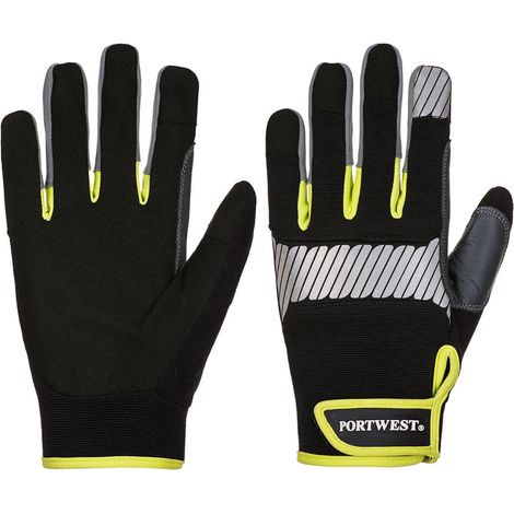 Gant Usage Général Pw3 Couleur : Noir/jaune Taille S - Portwest