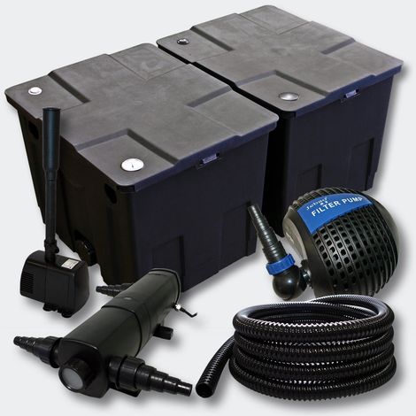 Kit filtrazione laghetto Bio Filter 60000l UVC 36 Watt Fontana