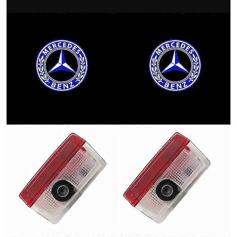 Stück Begrüßungsleuchten passend für Mercedes-Benz E-Klasse, C-Klasse, A-Klasse, B-Klasse, GLC/GLE/GLS Türleuchten Mercedes-Benz Begrüßungsleuchten