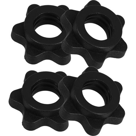 Écrou autobloquant pour barres de musculation 2,5 cm, plastique (1/5)