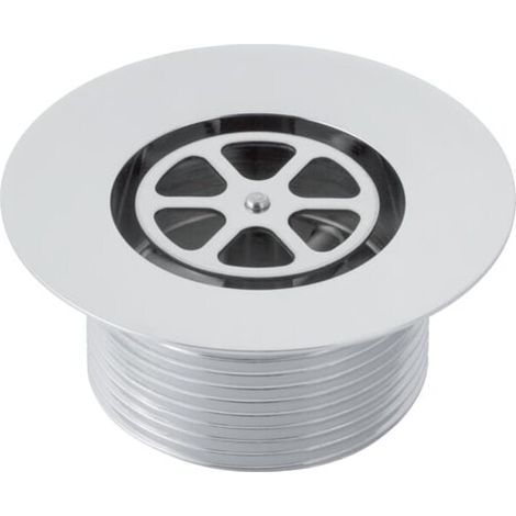 Geberit GE Ablaufventil f.gefl Brausetasse d 45mmx6/4" Siebeinsatz chrom 152901 152901211