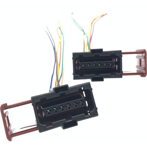 Connector 1J0 973 833, 6-hole, 6-pin plug connector 1J0973833 plug 1J0973833 part number 936142-1 (1/5)