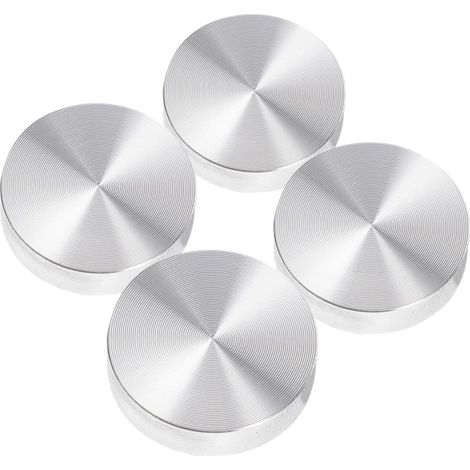 Pied en métal pour table en verre, adaptateur à disque circulaire (1/5)