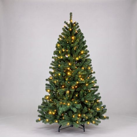 Árbol de Navidad con 260 Luces Leds Cálidas 180cm