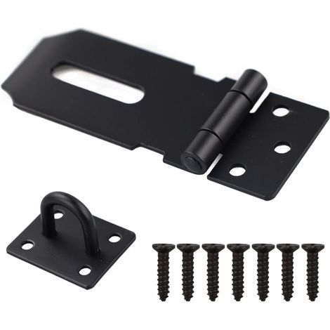CSPARKV 1 PCS Cadenas de porte en acier inoxydable de 7,6 cm - Loquet de sécurité robuste pour porte, fenêtre, armoire, cage (1/5)