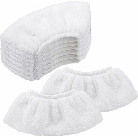 Microfiber Cloth - For Steam Cleaner Hand Nozzle - Compatible With EasyFix System - 8 Pieces (1/5)