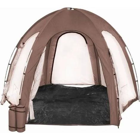 Waterclip Pooldome Abdeckung taupe 3 m Durchmesser