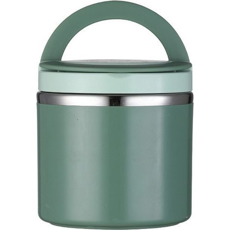 Bocal alimentaire isotherme, bocal à soupe en acier inoxydable de 35 oz avec poignée, large ouverture, étanche sous vide, idéal pour le déjeuner. (1/5)