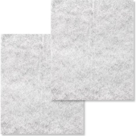 2x Zuschneidbare weiße Dunstabzugsfilter, 57x47x1cm – Maximale Fettabsorption – Geeignet für häufig genutzte Küchen (1/4)