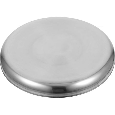 Siège de Remplacement Rond en Acier Inoxydable 430, Diamètre 29 Cm, Partie Assise Métallique Épaisse Croisement pour Tabouret de Bar, Accessoire Facile à Nettoyer et Résistant, (1/5)