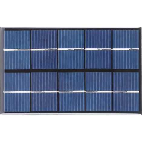 Decdeal Mini panneau solaire en polysilicium 1.9W 5V, Module de chargeur de batterie de Camping en plein air, pièces de bricolage (1/5)