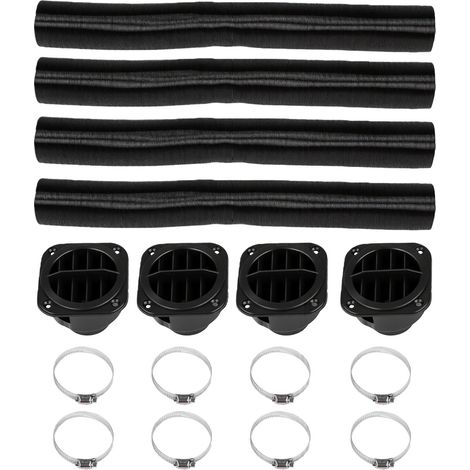Kit conduit chauffage 42mm, tuyau réglable, ventilation air chaud camion bateau voiture (1/5)