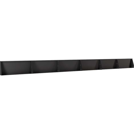 vidaXL Muro de Contención 6 uds. 100 x 12 x 30 cm Acero Negro (1/2)