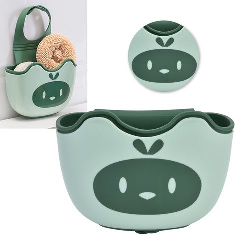 Porte-éponge de Salle de Bain et Cuisine, Design avec Trou d'Égouttage et Résistant aux Rayures (1/5)