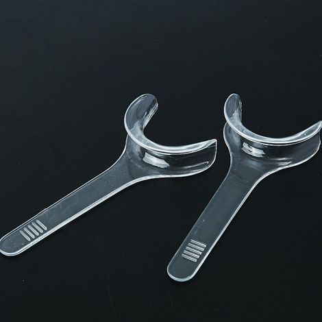 Lot rétracteur labial orthodontique transparent plastique intraoral ouvre-bouche joue crochet large tirage