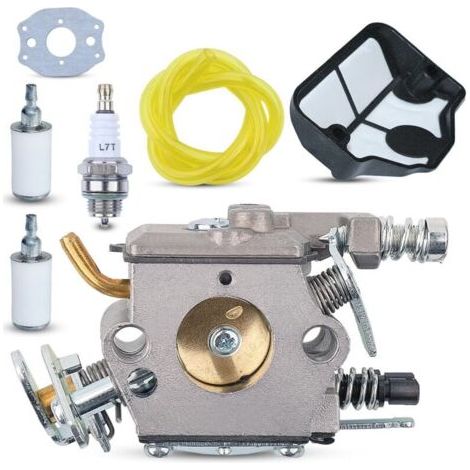 Carburetor for Husqvarna 36 41 136 137 141 142 Chainsaw, Engine Accessory Replacement Parts, OEM Part Number WT-834, Carburetor Repair Kit