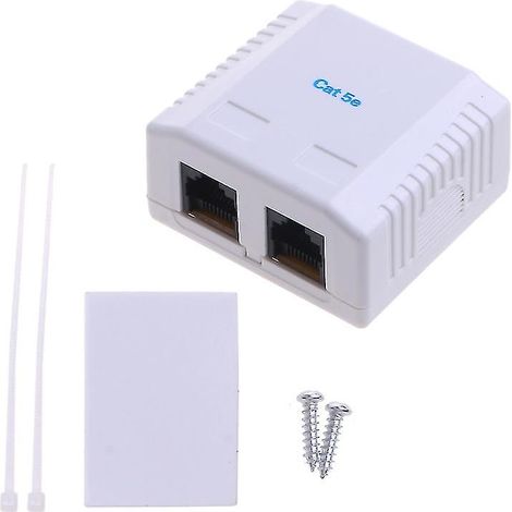 Module de connecteurs Ethernet Cat5e RJ45 Keystone pour plaque de brassage murale (1/4)