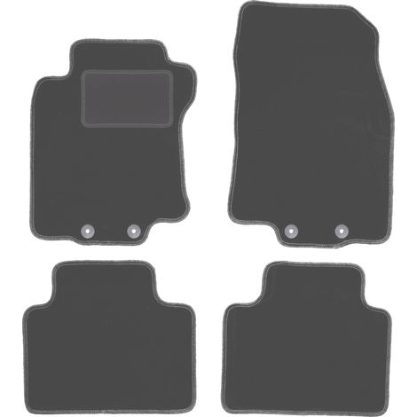 Tapis de sol en velours graphite pour : Renault Koleos II SUV (2016-) (1/5)