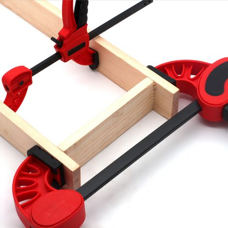 Serre-joints robustes pour le travail du bois, serre-joints en F, serre-joints de fixation, serre-joints robustes, serre-joints pour panneaux, serre-joints rapides pour la fixation d'outils de travail (1/5)