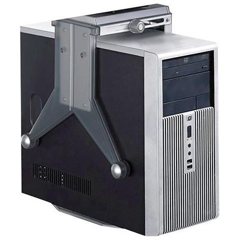 Soporte de orificio de computadora para escritorio