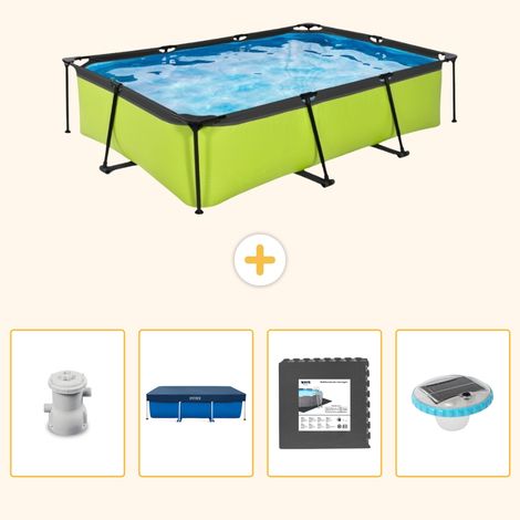 Exit-toys Piscine Exit Rectangulaire - 300x200x65 cm - 5-pièces S312 (1/5)