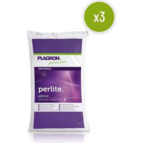 Lot de 3 sacs de perlite 10L - Plagron