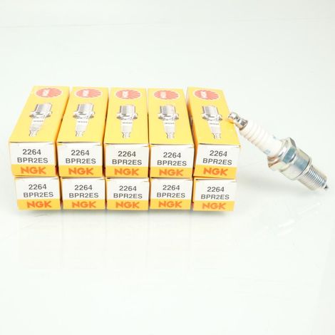 Bougie d'allumage NGK pour moto BPR2ES / 2264 / Par 10 Neuf (1/3)