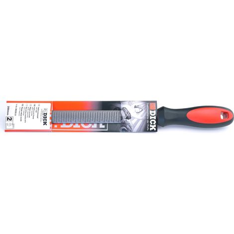 Dick Raspel 2K 250mm Werkstatt Raspel für Stahl Eisen Metall Halbrund mit Hieb 2