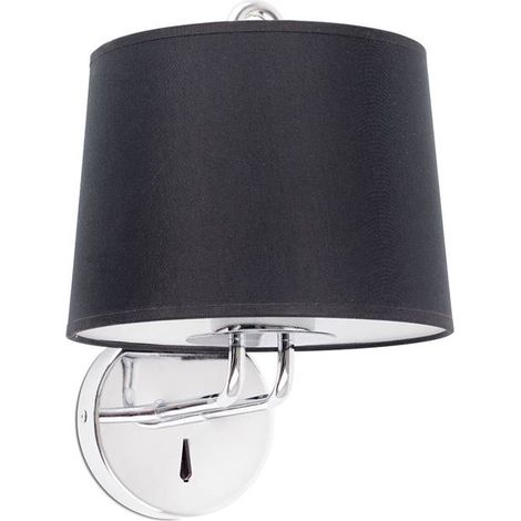 Faro MONTREAL Chrome, abat-jour noir (1/4)