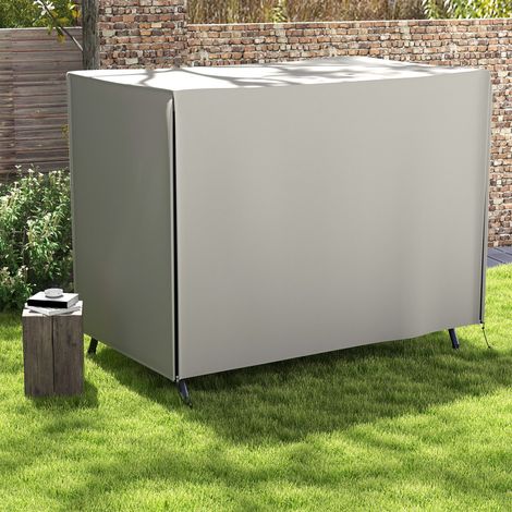 Telo protettivo per altalena da giardino, antistrappo, impermeabile, sistema Tex-Lock, 205x124x164 cm, grigio