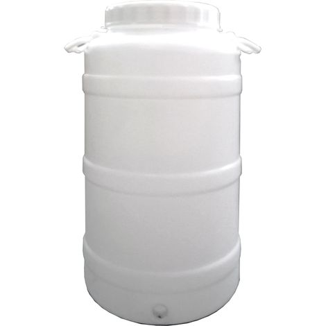 FUSTO HDPE BOCCA LARGA 50 L PREDISP RUBINETTO 3/4- 3,0 pz