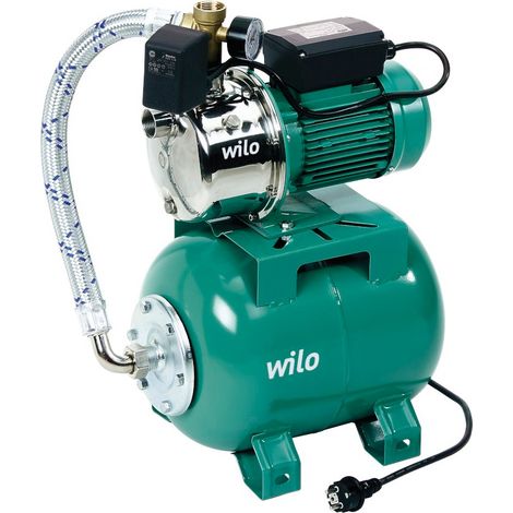 Distributeur d'eau domest. Wilo Jet HWJ 50L 204, auto-amorcante, DN 25 (1), 50-L contenu acier BG (1/4)