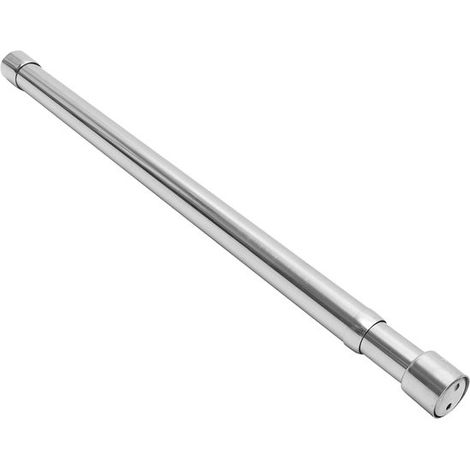 Tringle de rideau de douche - Tringle télescopique pour rideaux de porte - Tringle à rideau - RVS - Simple - Tringle de fixation extensible - Convient aux rideaux Armoires - 56-100 cm - Argent (1/5)