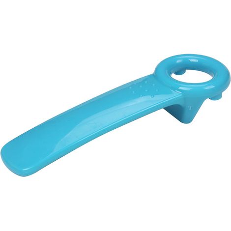Ouvre-boîte - Ouvre-boîte - Poignée ergonomique - Ouvre-boîte multifonctionnel pour canettes de bière - Convient aux femmes âgées ayant une faible force dans les mains - Bleu (1/5)