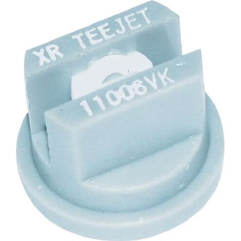 Tobera est谩ndar doble chorro plano XR 110掳 06 gris cer谩mica TeeJet TEEJET XR11006VK