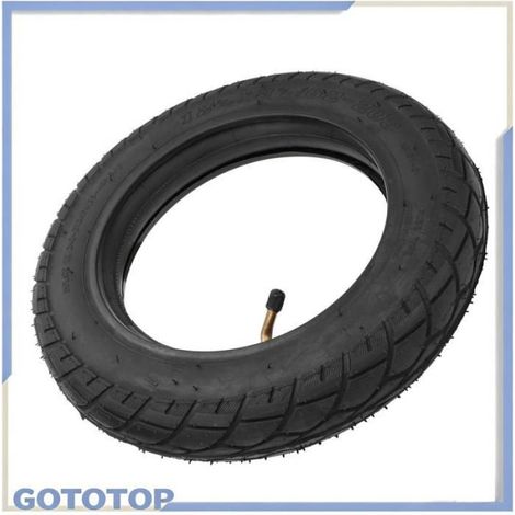 Pneu de Scooter électrique, Roues de Scooter de Pneu en Caoutchouc Gonflable en Caoutchouc 12 1/2x2 1/4/62-203 pour Scooter (1/4)