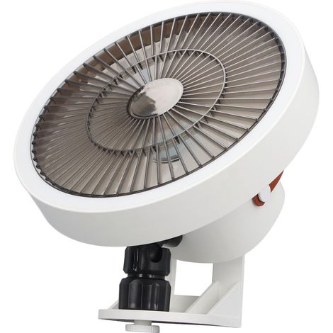 Oszillierender Wandventilator mit Fernbedienung, Nachtlicht und 3 Geschwindigkeitsstufen für Schlafzimmer, Büro, Garage – Weiß