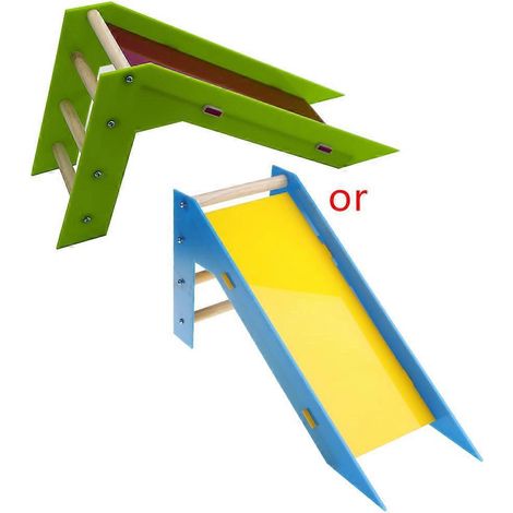 Perchoir toboggan oiseau jouet rampement perroquet petite cage décoration grimpant perche accessoire pour petits oiseaux. (1/4)