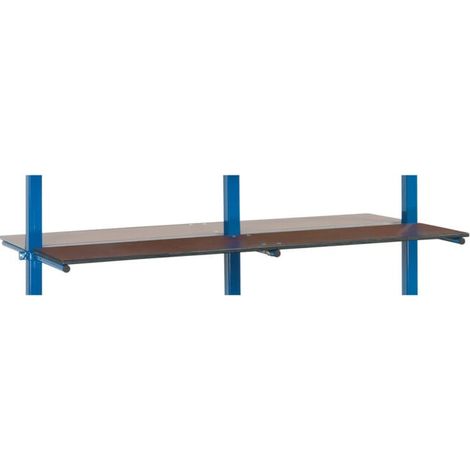 Fetra Plateau pour chariot à bras porteur avec PVC L x l x h 1200 x 370 x 45 mm (1/3)
