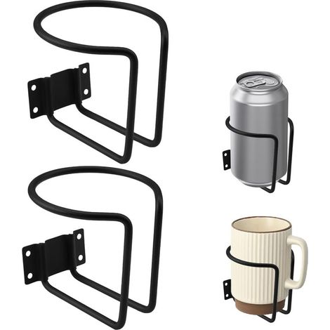 2 Pièces Porte-Gobelets De Voiture De Bateau, Acier Inoxydable Porte Gobelet Voiture, Support Gobelet Voiture avec Vis, Porte Bouteille Voiture, pour Marine, Camion, Remorque, Voiture, Yacht (1/5)