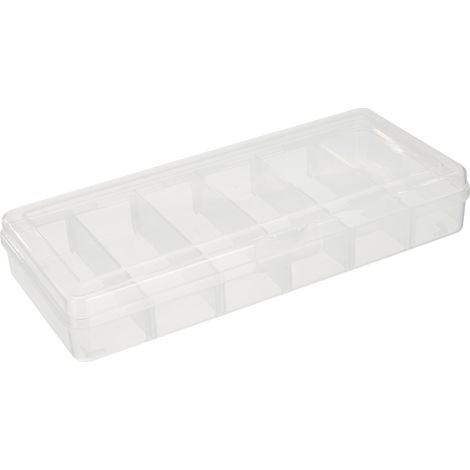 Box de Rangement pour Boîtes de rocailles, Plastique Transparent (1/4)