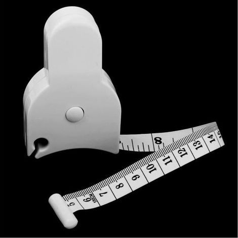 Metro a nastro per la salute del corpo, la dieta, la perdita di peso e il fitness. (1/4)