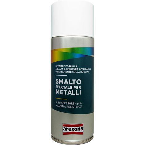 Smalto Spray Speciale Metalli Ml. 400 - Bianco Ghiaccio Opaco (1/4)