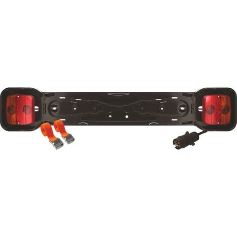 Rampe de signalisation vélo - câble longueur 1,60 m - Connexion prise 7 broches - Ampoules incluses (1/3)