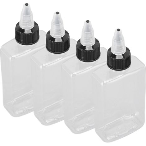 Set mit 4 Gewürzflaschen à 100 ml, tragbar, luftdicht und wiederverwendbar, perfekt für Grillabende und Camping. (1/5)