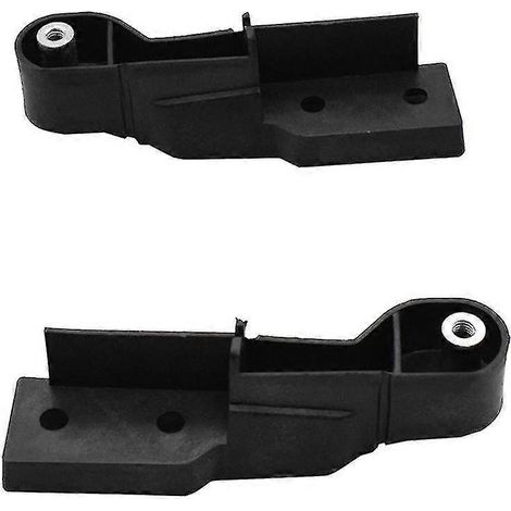 4F0807771 4F0807772 pour - A6 C6 2005-2011 RS6 08-11 Paire de supports de fixation de grille de pare-chocs gauche et droit (1/5)